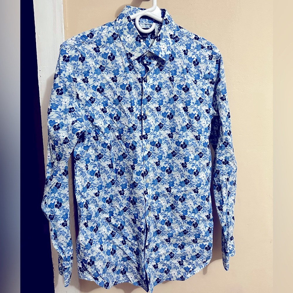 Men’s Banana Republic Floral Print Long Sleeve Button Down